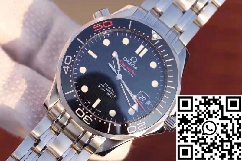 Omega Seamaster 300M James Bond 007 50th Anniversary 212.30.41.20.01.005 MKS Factory Black Dial