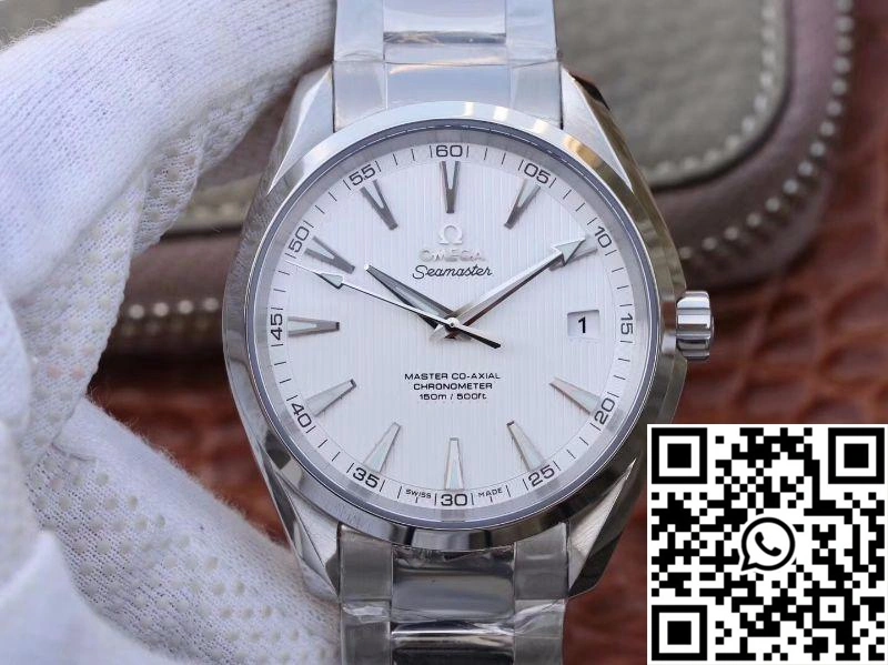 Omega Seamaster Aqua Terra 150M Master Co-Axial 231.10.42.21.02.003 VS Factory White Dial