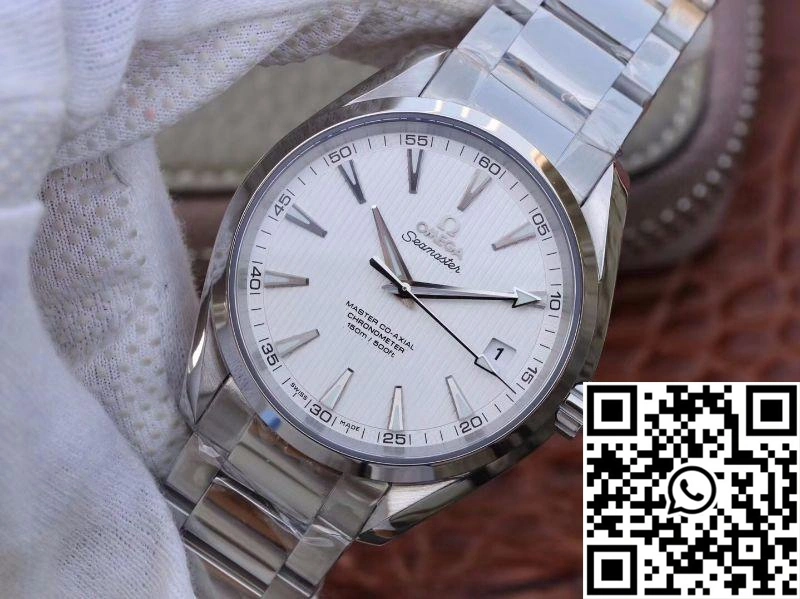 Omega Seamaster Aqua Terra 150M Master Co-Axial 231.10.42.21.02.003 VS Factory White Dial