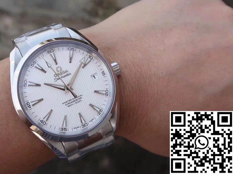 Omega Seamaster Aqua Terra 150M Master Co-Axial 231.10.42.21.02.003 VS Factory White Dial