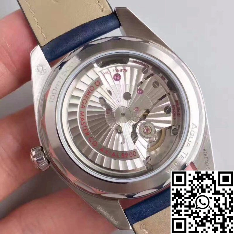 Omega Seamaster Aqua Terra 150M Master Co-Axial Baselworld Blue Textured Dial