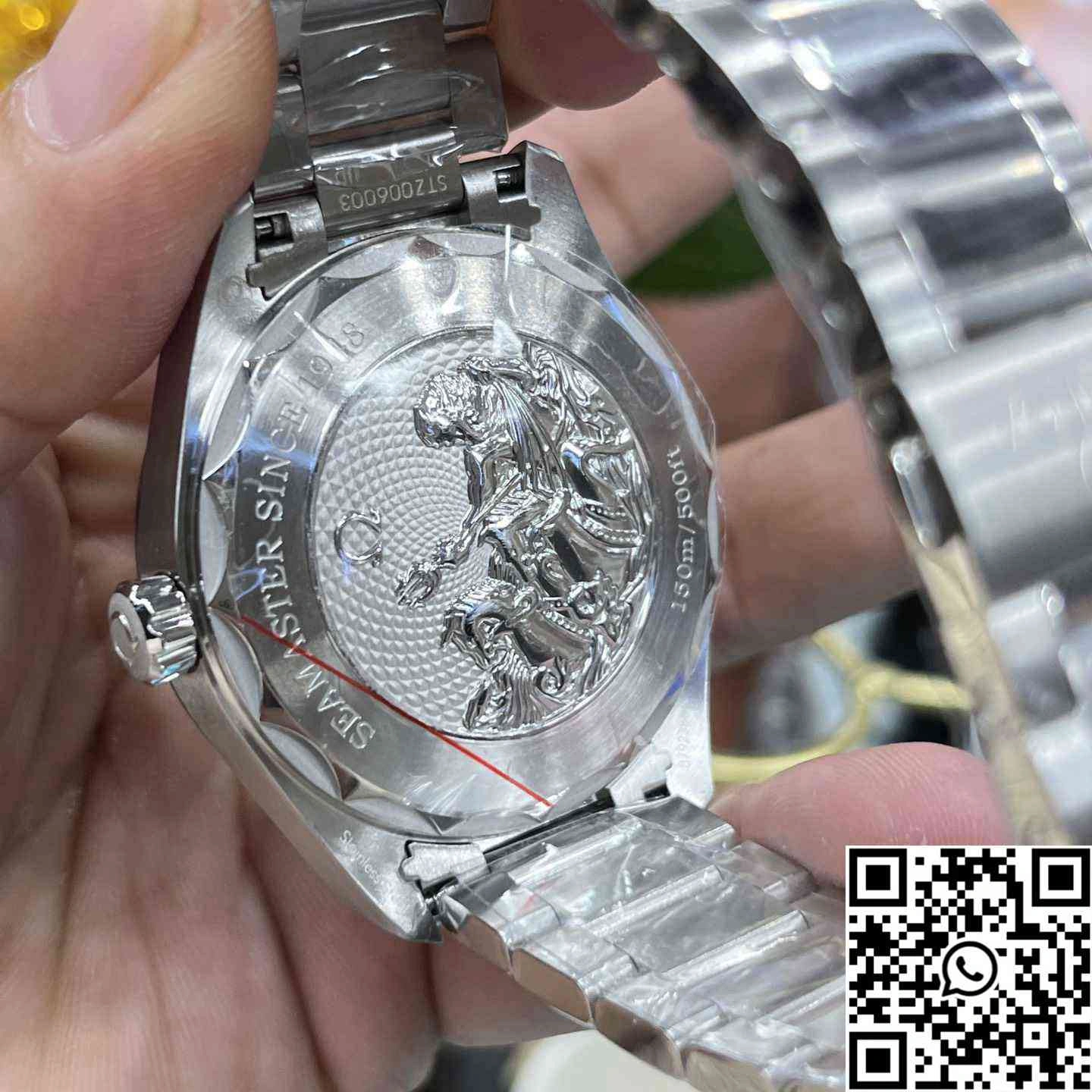 Omega Seamaster Aqua Terra GMT Worldtimer 220.10.43.22.03.001 VS Factory Light Blue Dial
