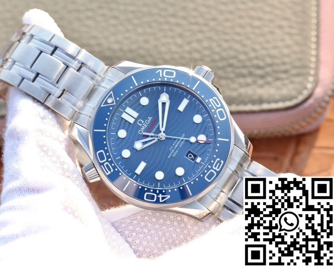 Omega Seamaster Diver 300M 210.30.42.20.03.001 VS Factory Blue Bezel