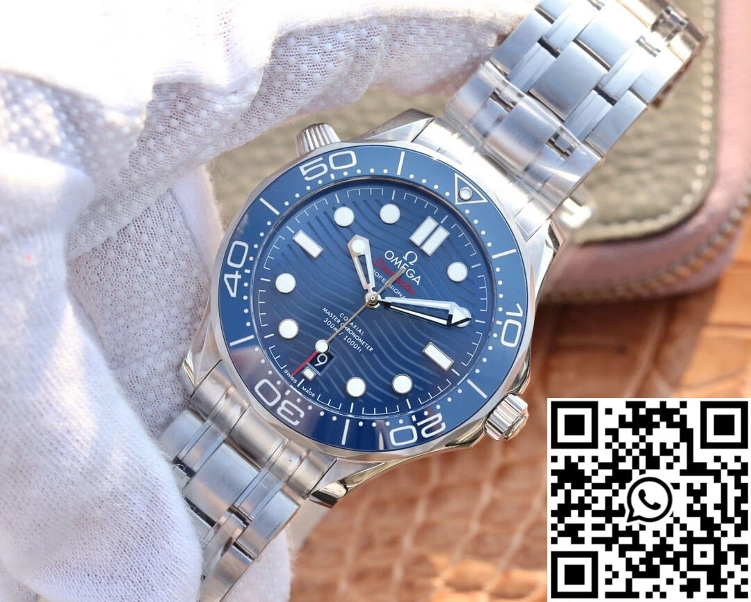 Omega Seamaster Diver 300M 210.30.42.20.03.001 VS Factory Blue Bezel