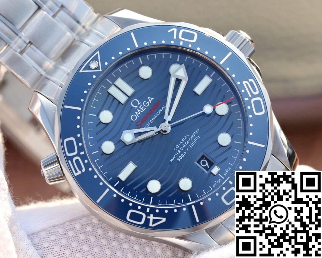 Omega Seamaster Diver 300M 210.30.42.20.03.001 VS Factory Blue Bezel