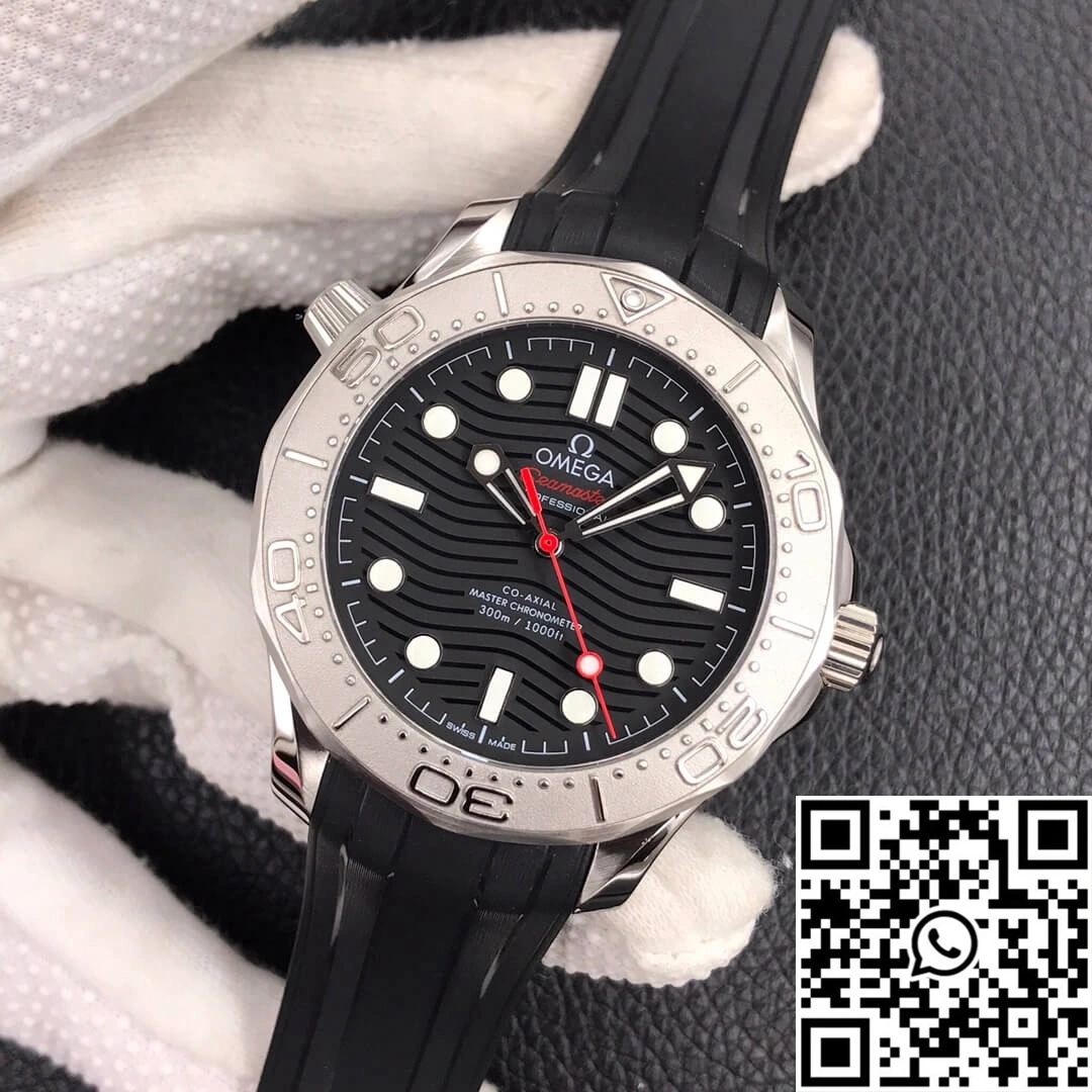 Omega Seamaster Diver 300M 210.32.42.20.01.002 VS Factory Rubber Strap
