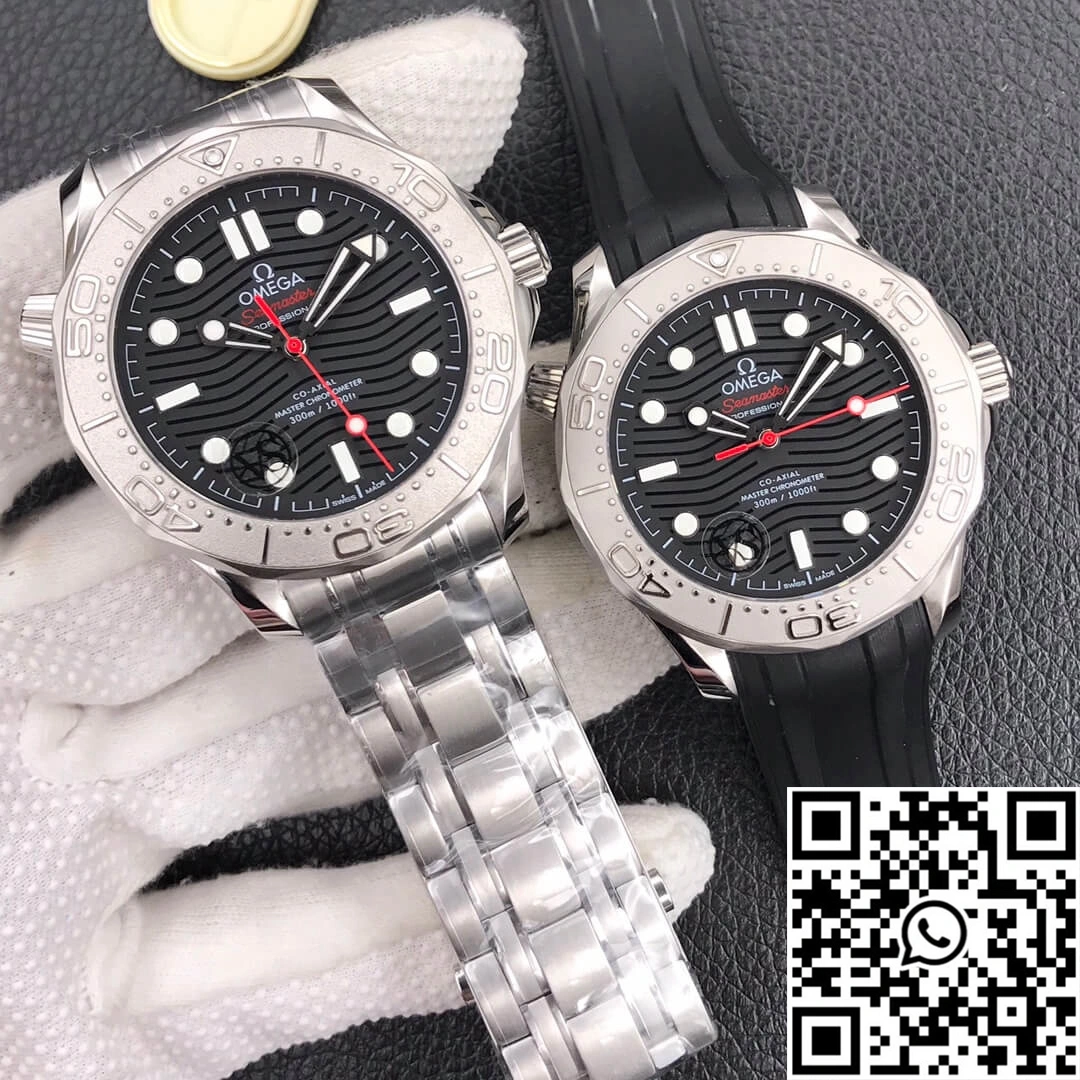 Omega Seamaster Diver 300M 210.32.42.20.01.002 VS Factory Rubber Strap