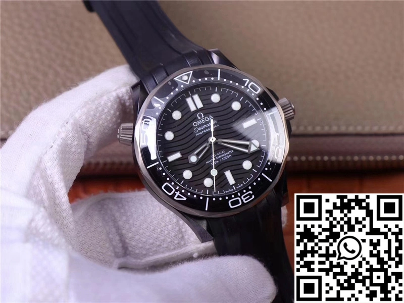 Omega Seamaster Diver 300M Black Ceramic 210.92.44.20.01.001 VS Factory Black Dial