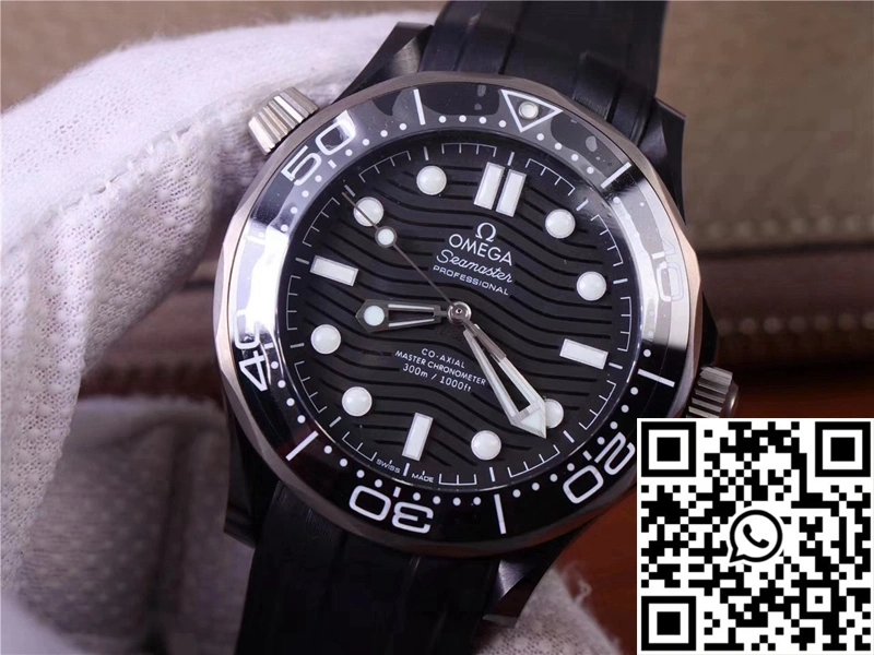 Omega Seamaster Diver 300M Black Ceramic 210.92.44.20.01.001 VS Factory Black Dial