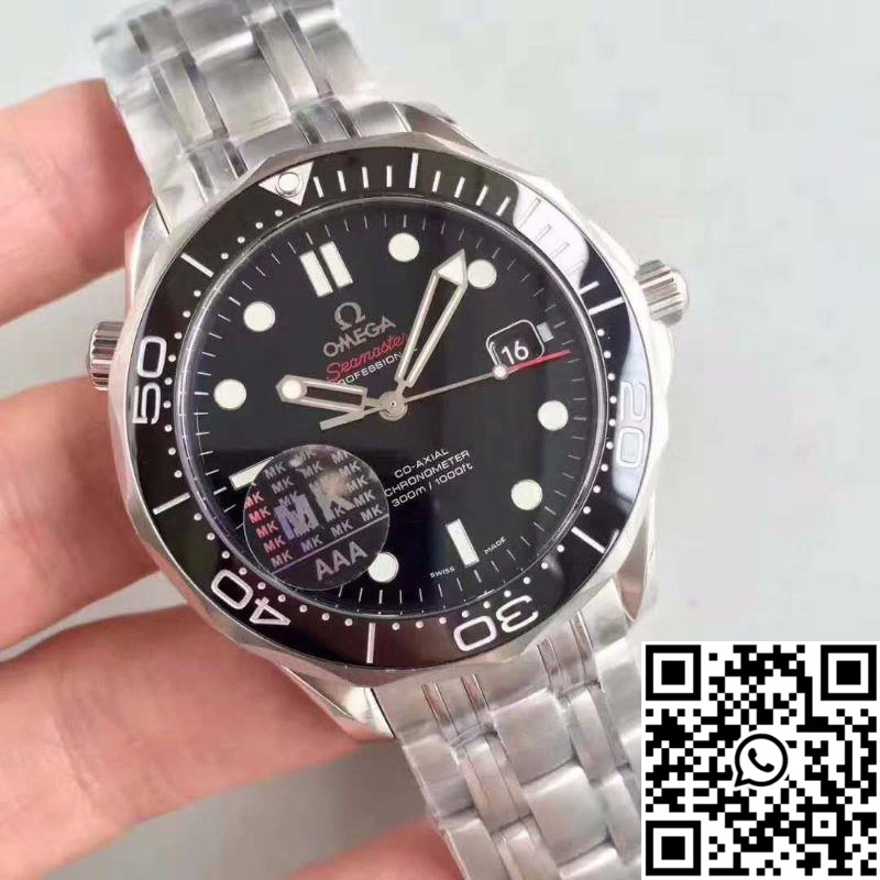 Omega Seamaster Diver 300M Co-Axial 41MM 212.30.41.20.01.003 MKS Factory Black Dial