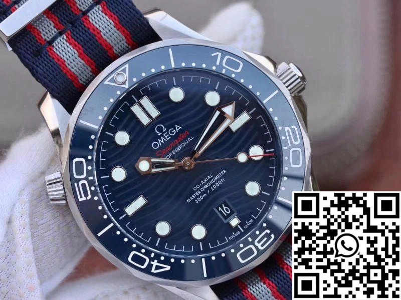 Omega Seamaster Diver 300m 210.30.42.20.03.001 Blue Wave Dial VS Factory