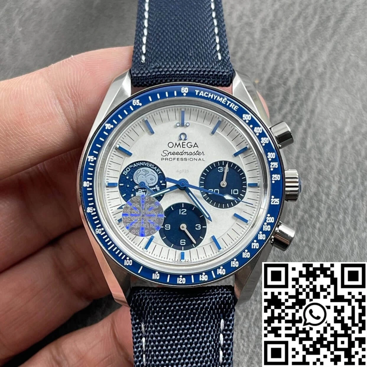 Omega Speedmaster 310.32.42.50.02.001 OS Factory Blue Ceramic Bezel