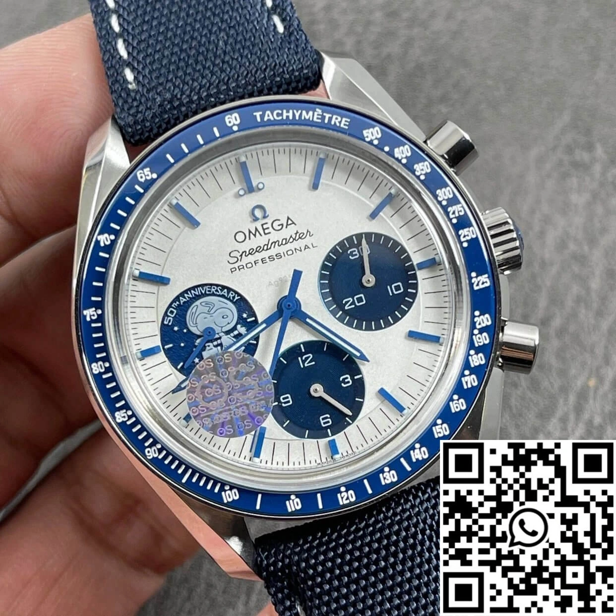 Omega Speedmaster 310.32.42.50.02.001 OS Factory Blue Ceramic Bezel