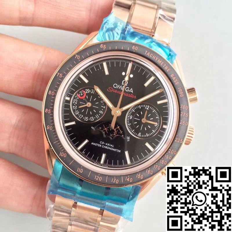 Omega Speedmaster Moonwatch Moonphase Chronograph 304.63.44.52.01.001 Black Dial