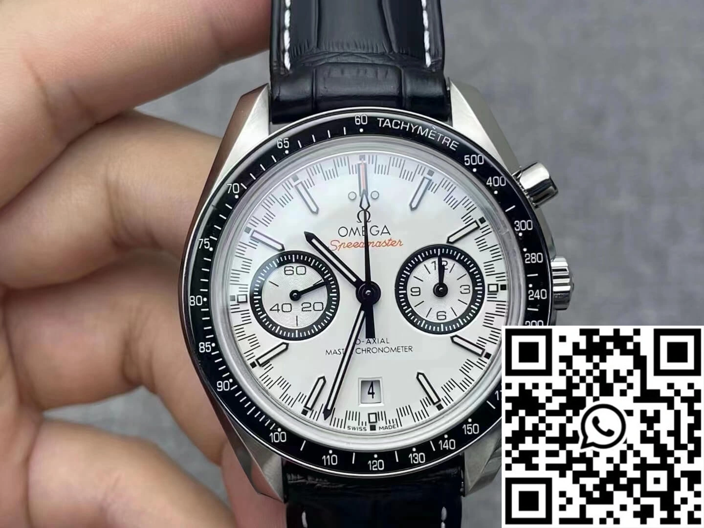 Omega Speedmaster Racing Chronograph 329.33.44.51.04.001 OM Factory White Dial