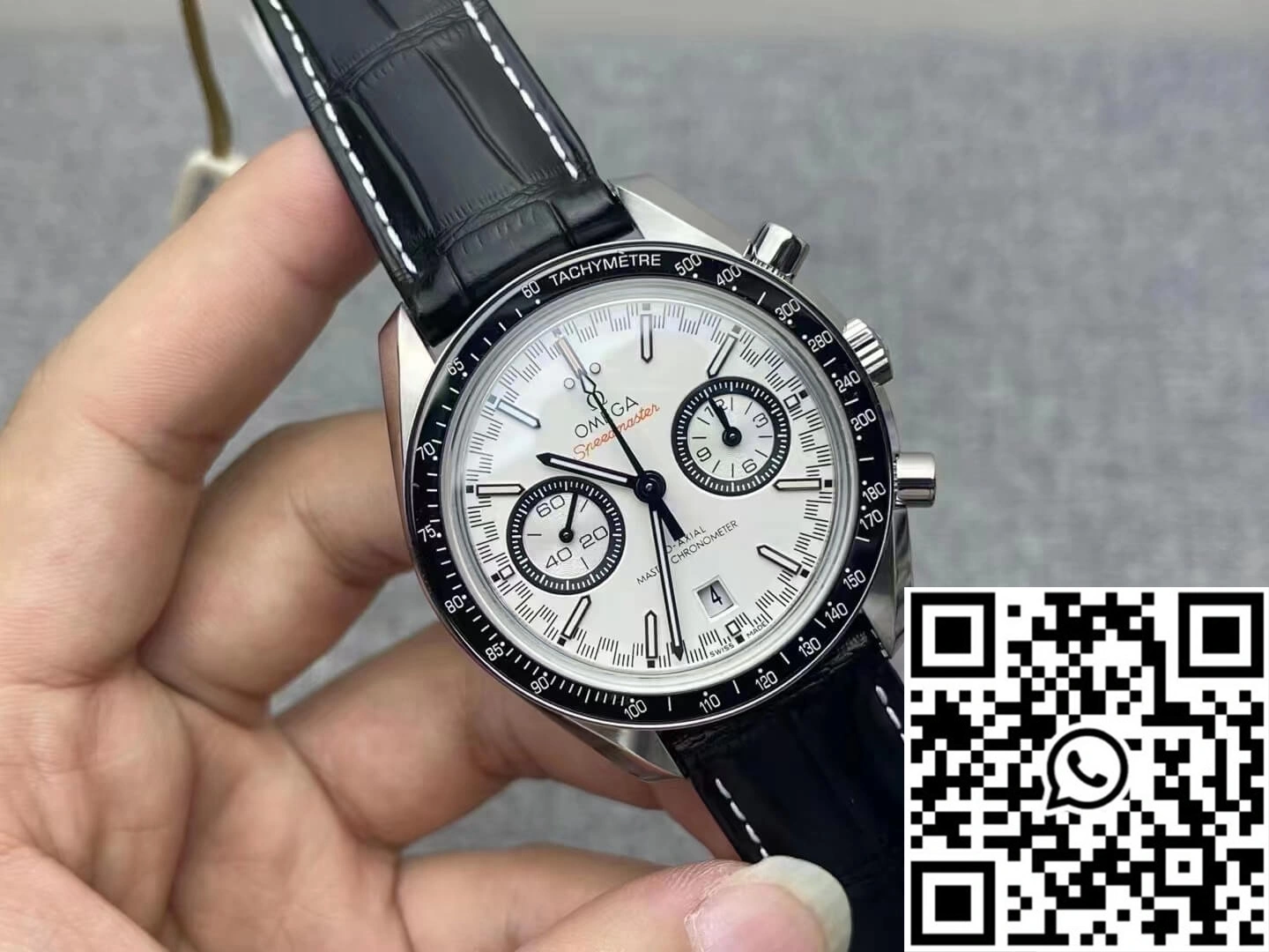 Omega Speedmaster Racing Chronograph 329.33.44.51.04.001 OM Factory White Dial