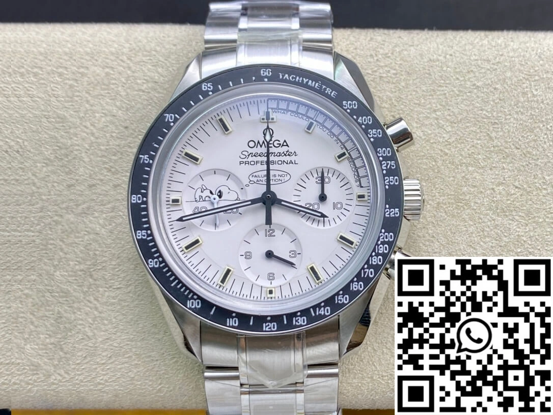 Omega Speedmaster Snoopy Award 311.32.42.30.04.003 OM Factory Stainless Steel Strap