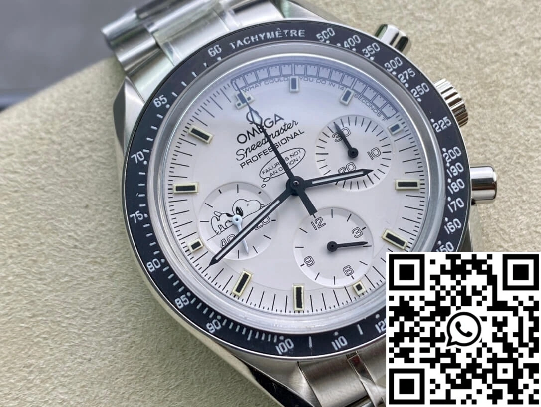 Omega Speedmaster Snoopy Award 311.32.42.30.04.003 OM Factory Stainless Steel Strap