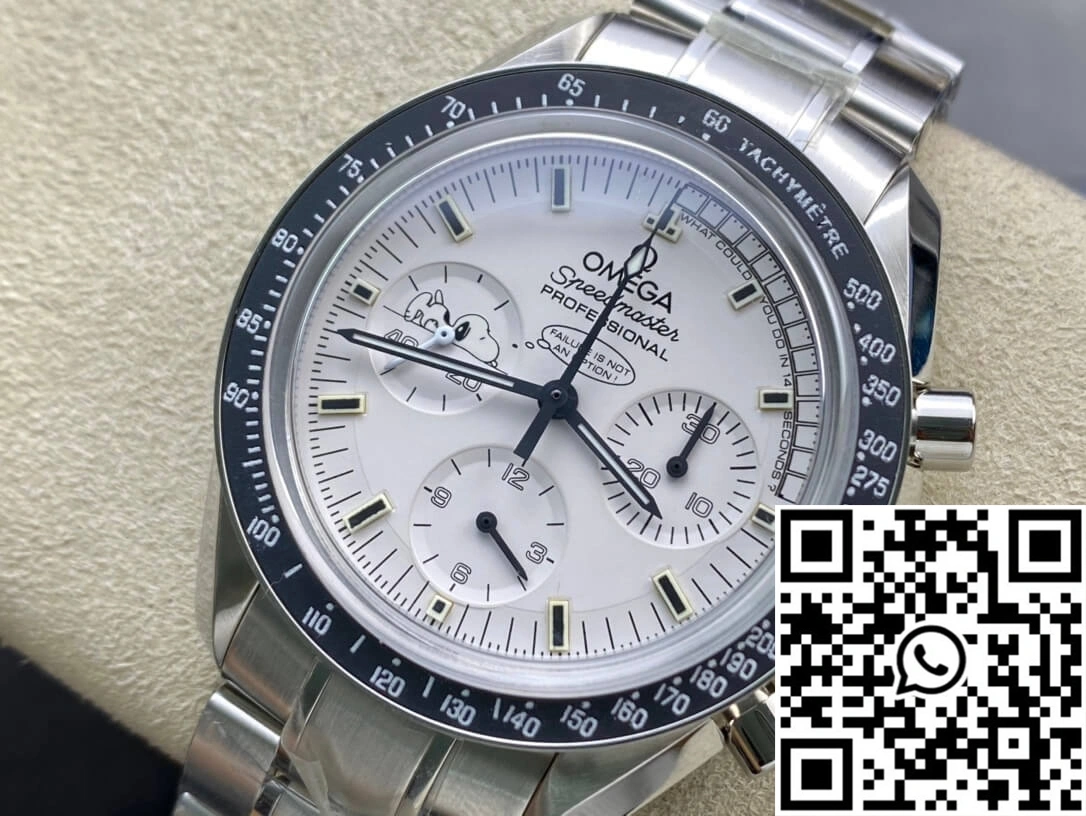 Omega Speedmaster Snoopy Award 311.32.42.30.04.003 OM Factory Stainless Steel Strap