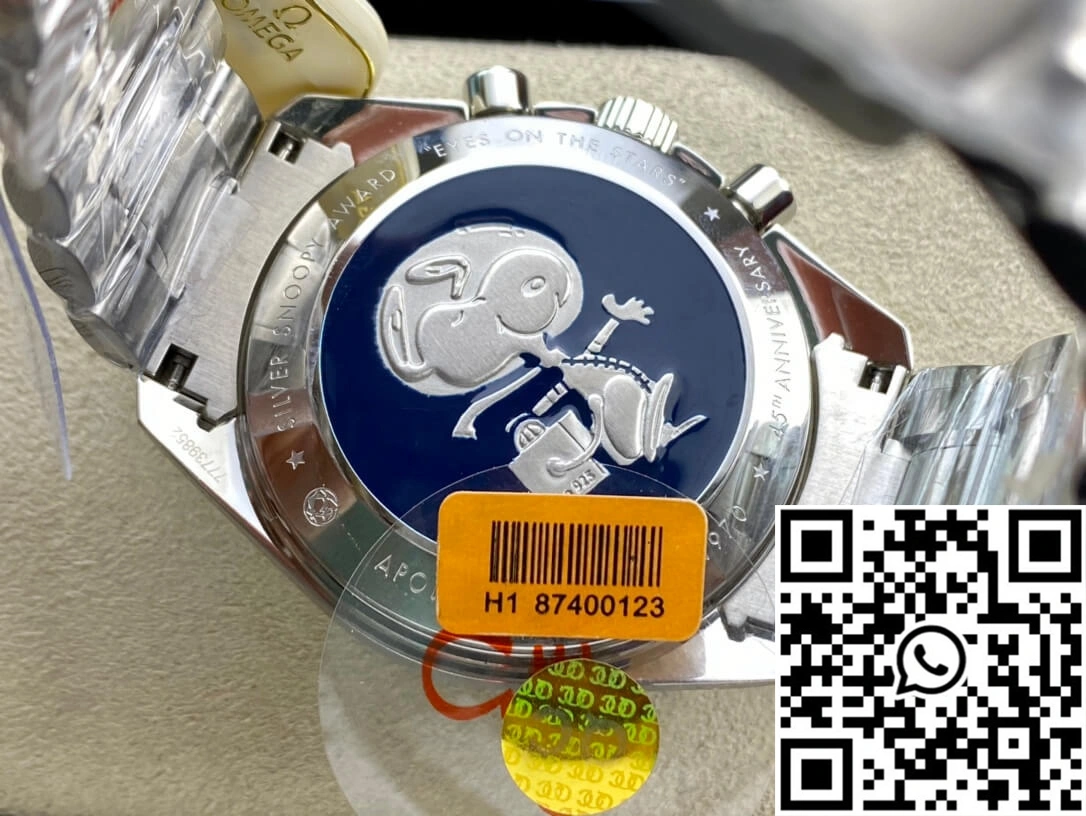 Omega Speedmaster Snoopy Award 311.32.42.30.04.003 OM Factory Stainless Steel Strap