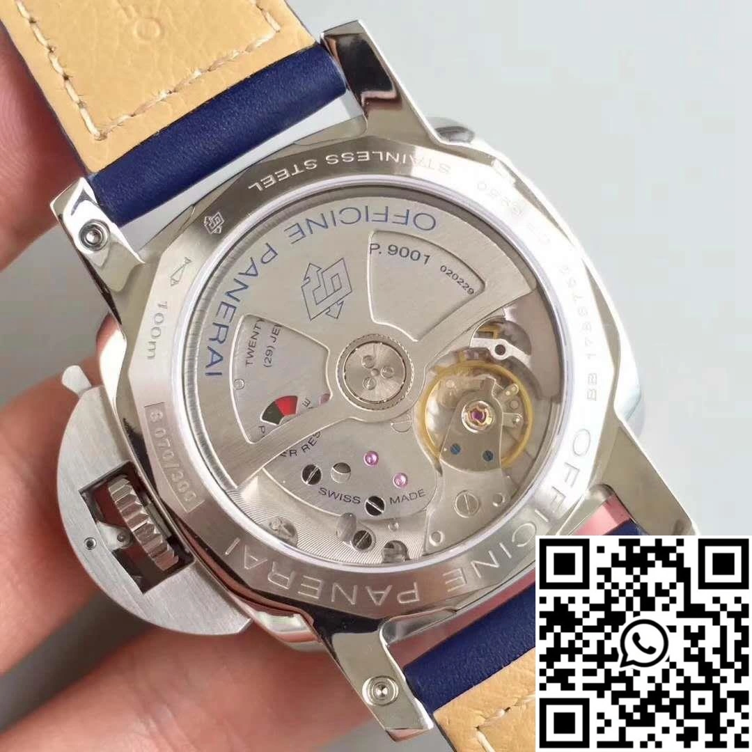 Panerai Luminor 1950 3 Days GMT Acciaio PAM688 VS Factory V2 Blue Dial