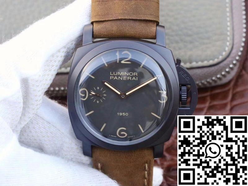 Panerai Luminor 1950 3 Days PAM 375 ZF Factory Black Dial