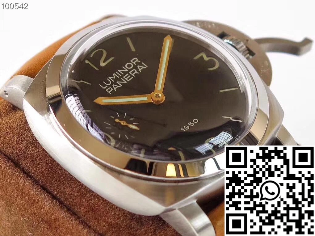 Panerai Luminor 1950 PAM127 ZF Factory Superlumed Black Dial