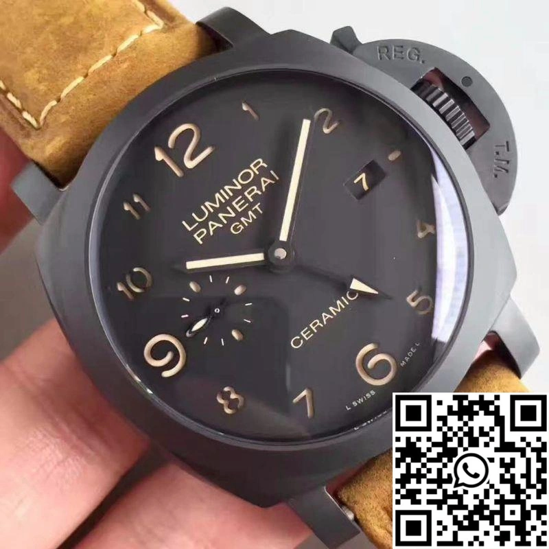 Panerai Luminor GMT 1950 3 Days PAM441 VS Factory V2 Black Dial