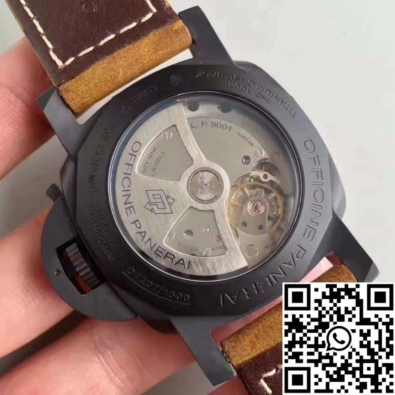 Panerai Luminor GMT 1950 3 Days PAM441 VS Factory V2 Black Dial