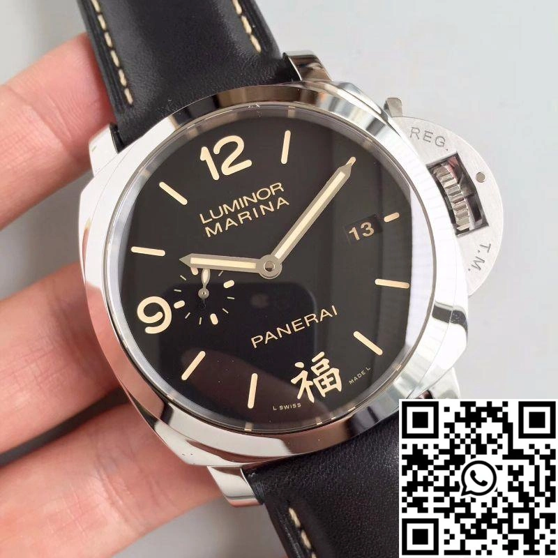 Panerai Luminor Marina 1950 3 Days PAM498 FU VS Factory V2 Black Dial