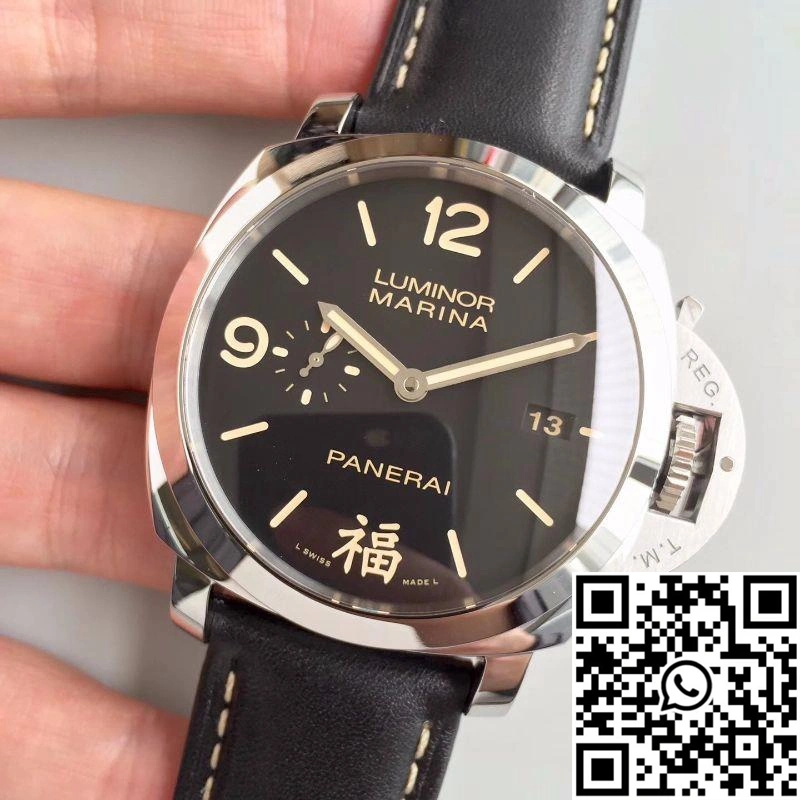 Panerai Luminor Marina 1950 3 Days PAM498 FU VS Factory V2 Black Dial