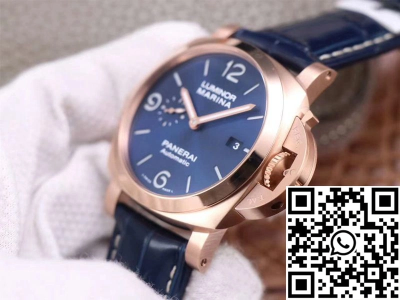 Panerai Luminor Marina Goldtech PAM01112 VS Factory Blue Dial