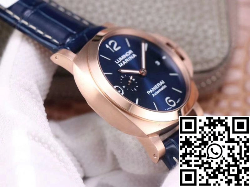 Panerai Luminor Marina Goldtech PAM01112 VS Factory Blue Dial