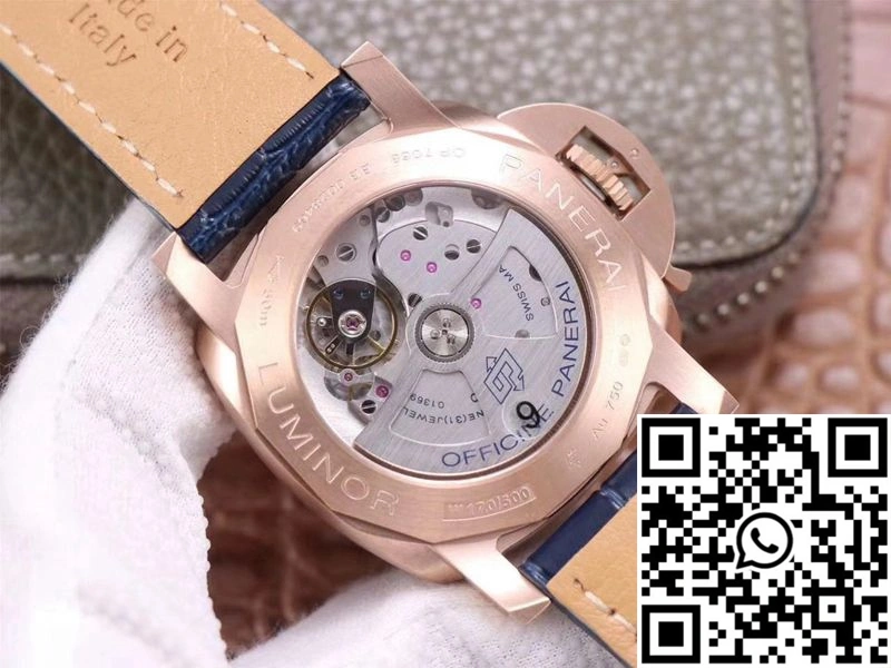 Panerai Luminor Marina Goldtech PAM01112 VS Factory Blue Dial