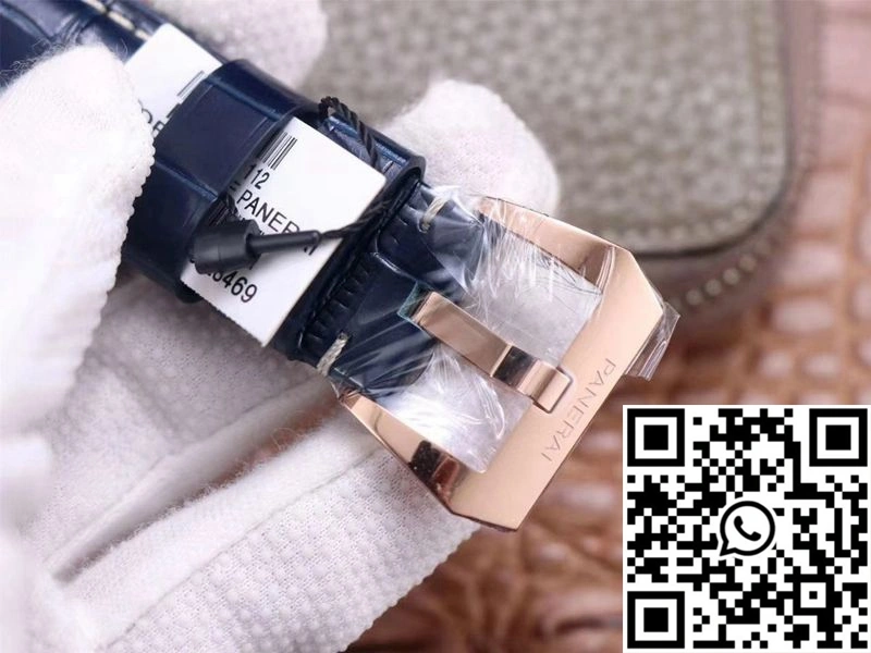 Panerai Luminor Marina Goldtech PAM01112 VS Factory Blue Dial
