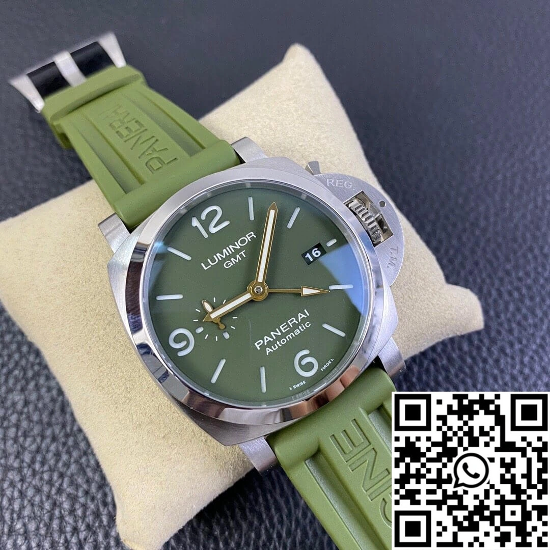 Panerai Luminor PAM01056 VS Factory Green Rubber Strap