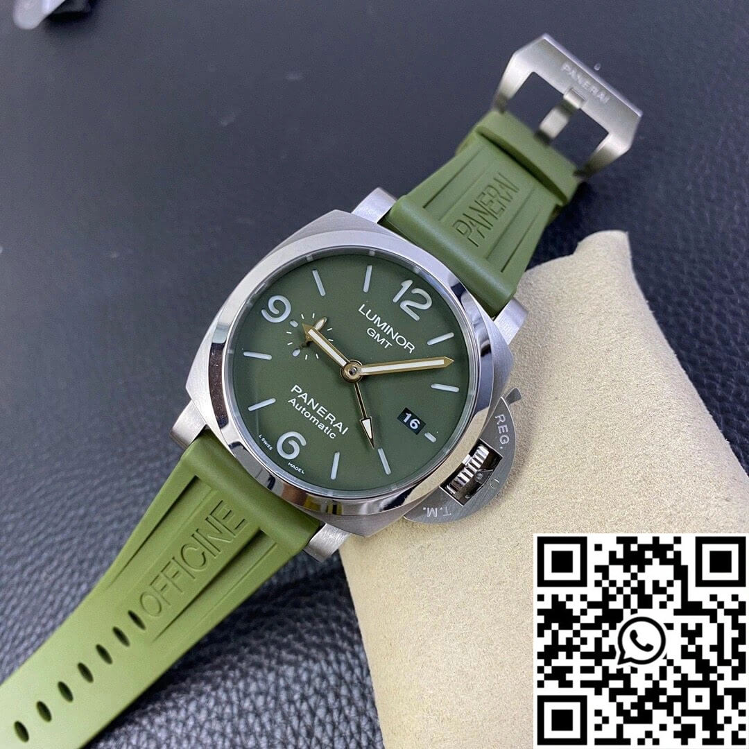 Panerai Luminor PAM01056 VS Factory Green Rubber Strap