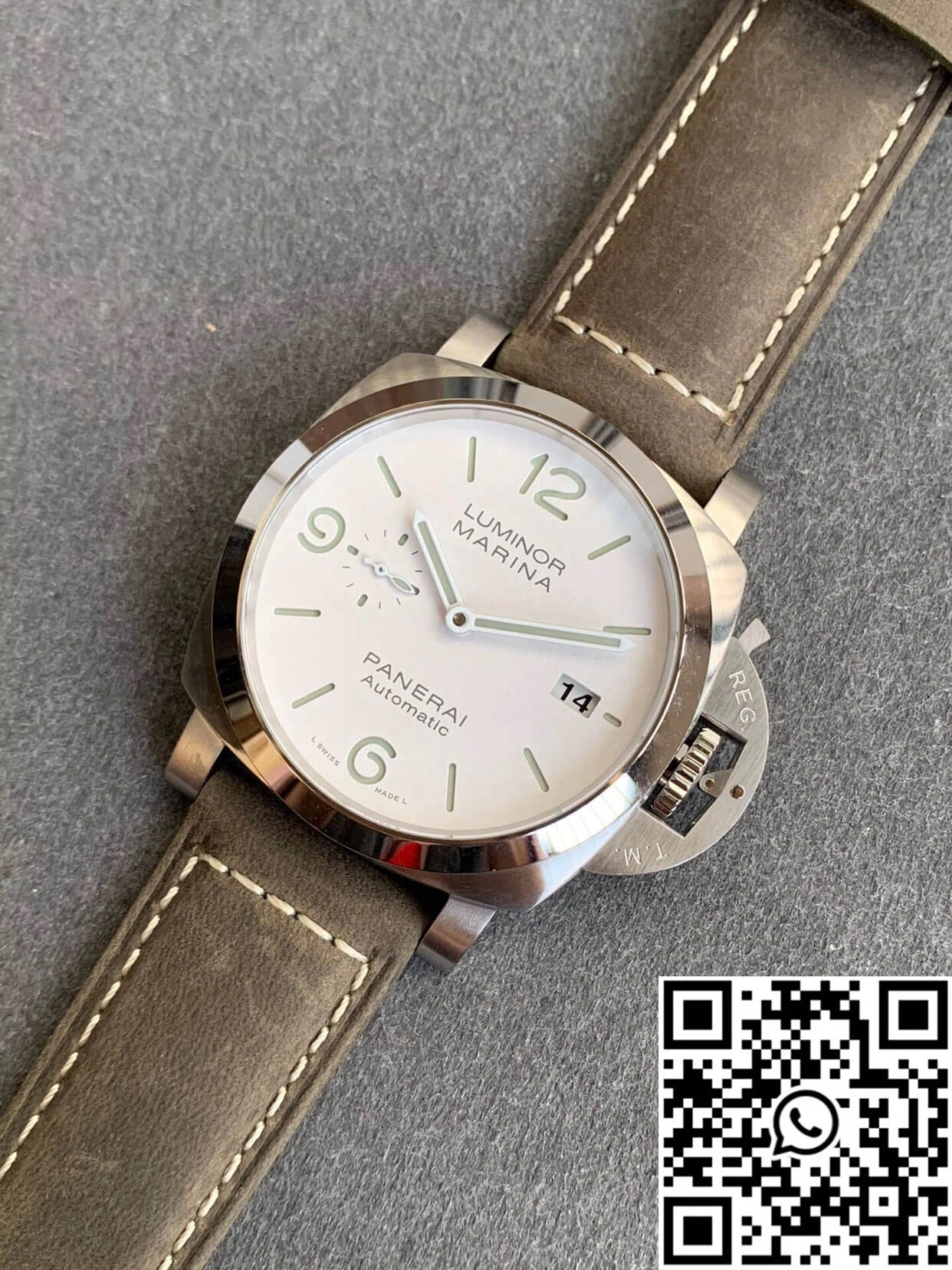 Panerai Luminor PAM01314 VS Factory White Dial