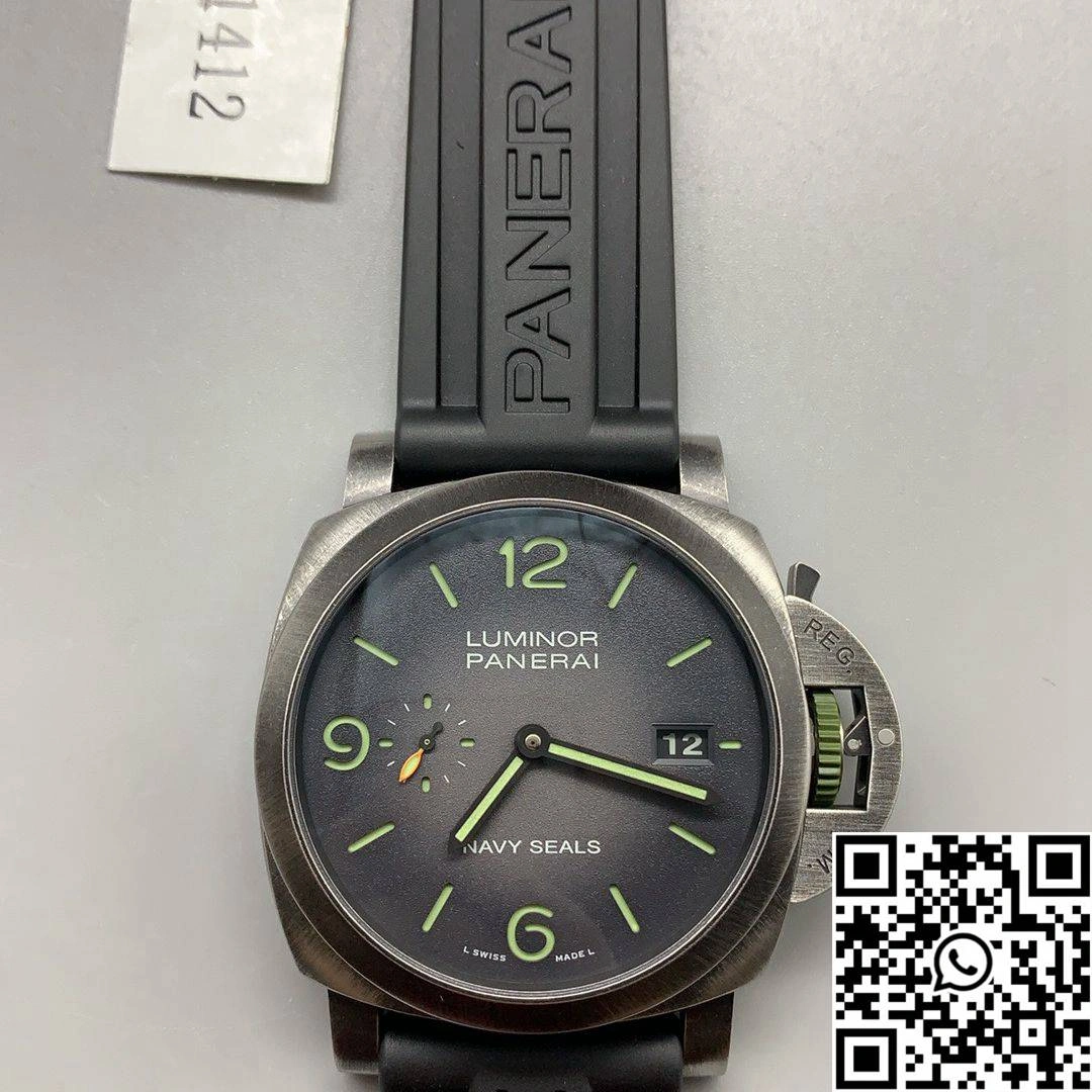 Panerai Luminor PAM01412 VS Factory Black Dial
