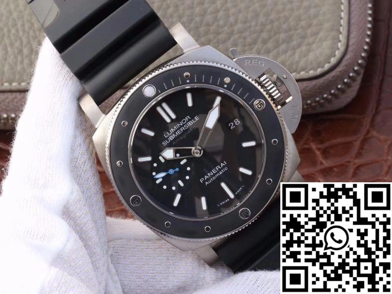 Panerai Luminor Submersible 1950 Amagnetic 3 Days PAM1389 VS Factory Black Dial