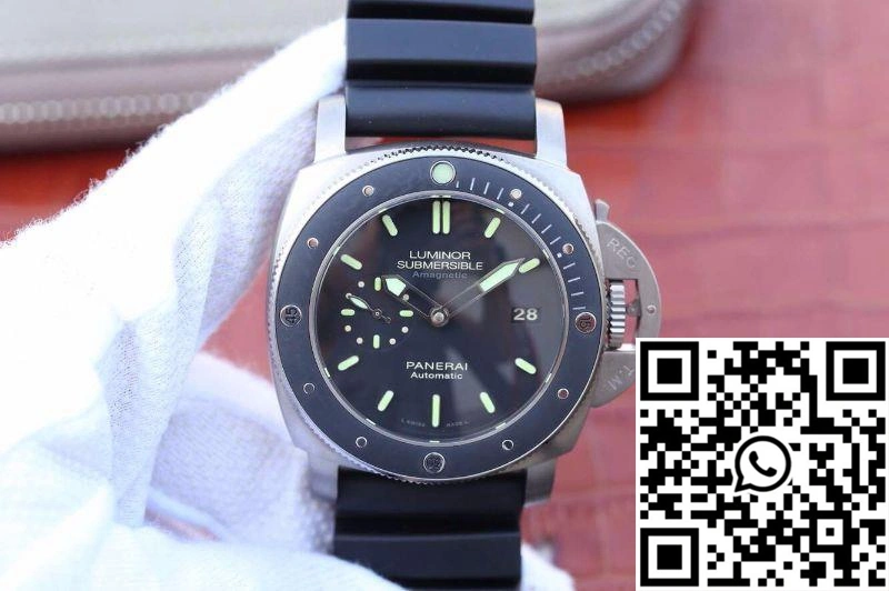Panerai Luminor Submersible 1950 Amagnetic 3 Days PAM389 VS Factory V2 Black Dial
