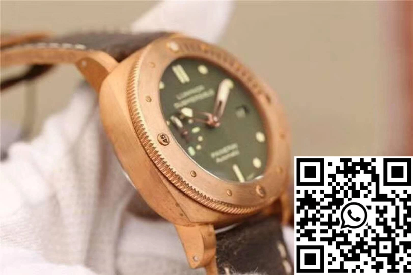 Panerai Luminor Submersible 1950 Bronzo PAM382 VS Factory V2 Green Dial