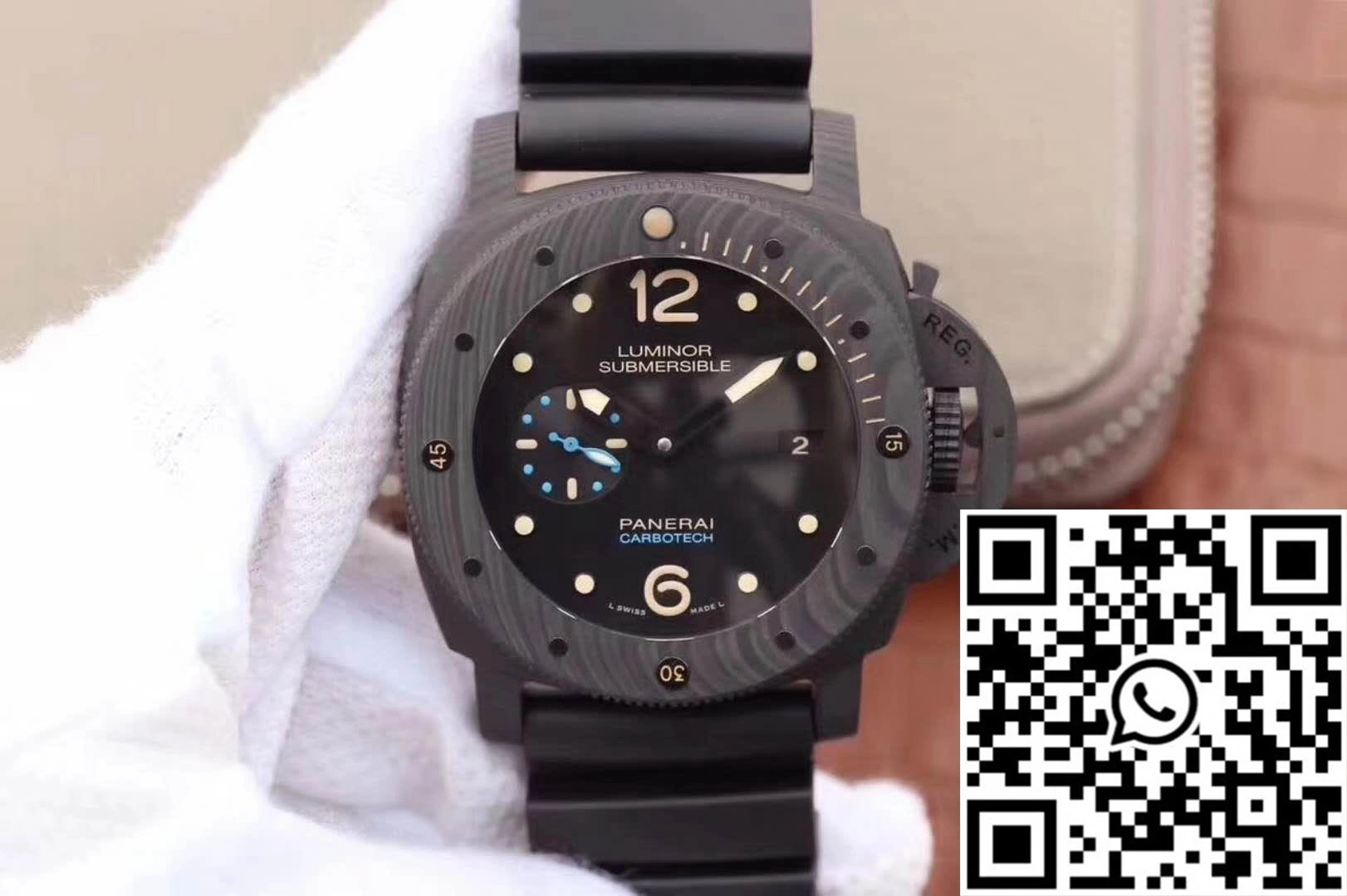 Panerai Luminor Submersible 1950 PAM616 VS Factory Black Dial