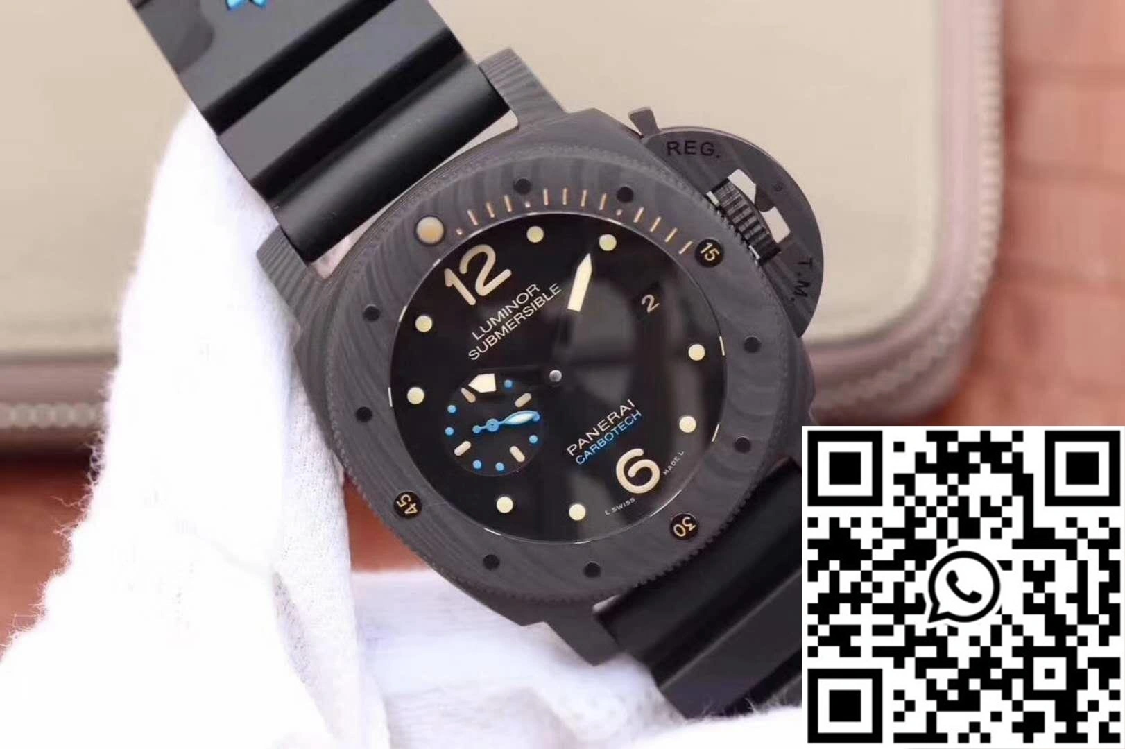 Panerai Luminor Submersible 1950 PAM616 VS Factory Black Dial