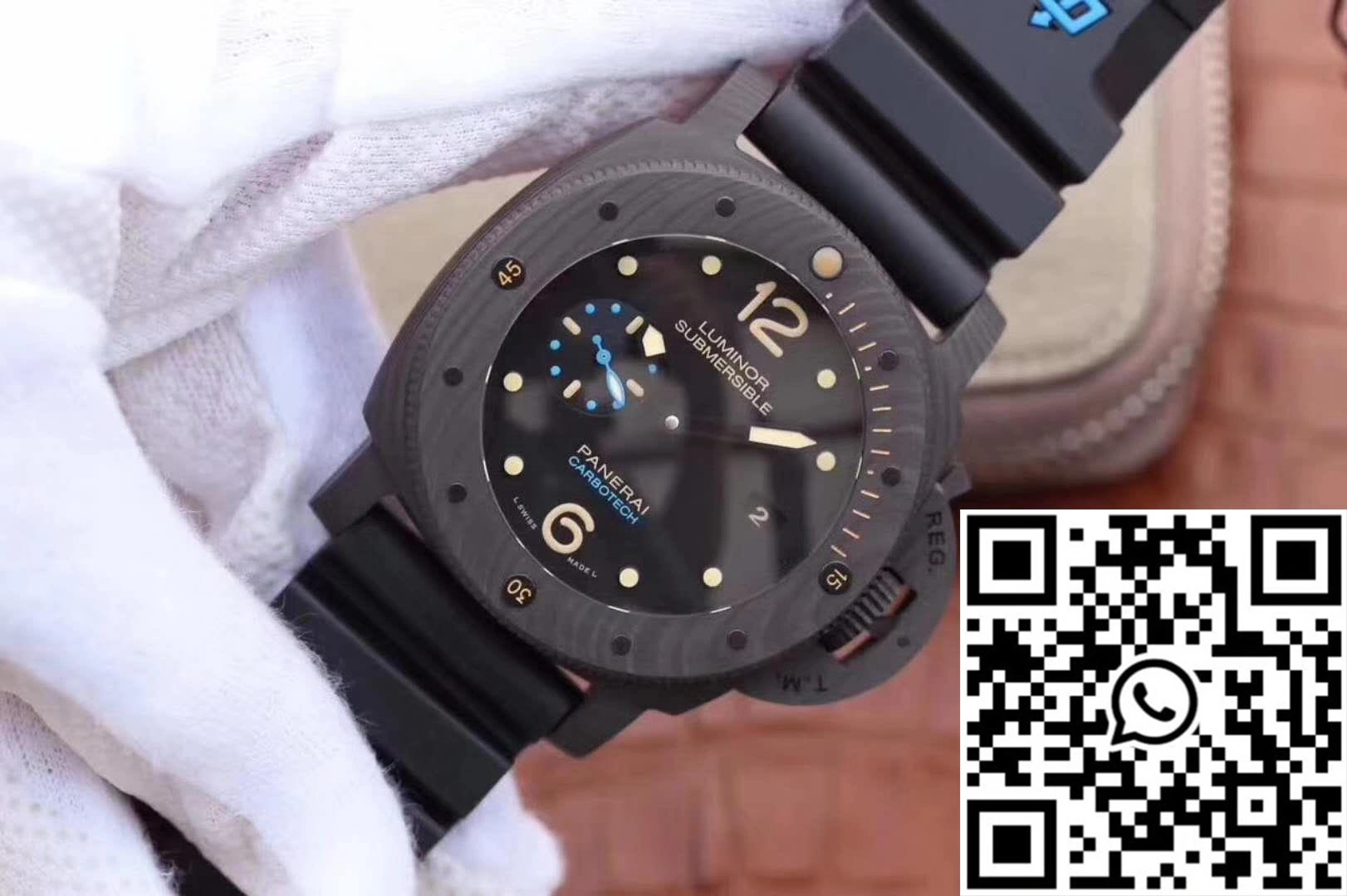 Panerai Luminor Submersible 1950 PAM616 VS Factory Black Dial