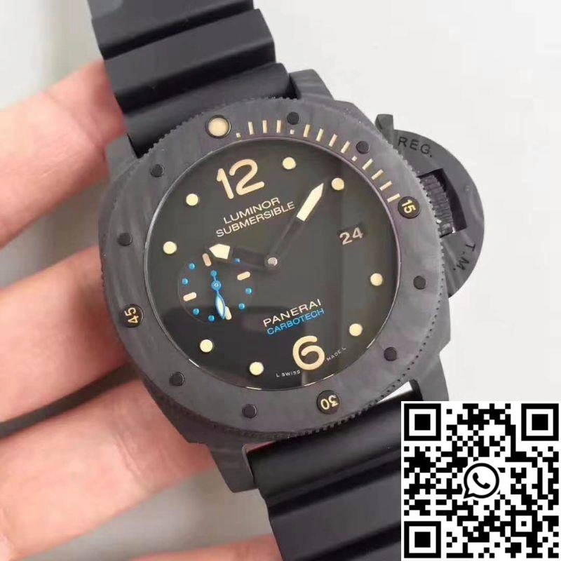 Panerai Luminor Submersible 1950 PAM616 VS Factory V3 Black Dial