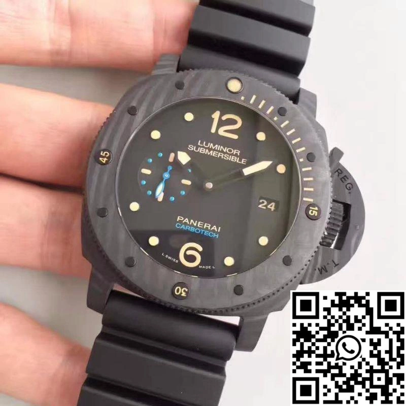 Panerai Luminor Submersible 1950 PAM616 VS Factory V3 Black Dial
