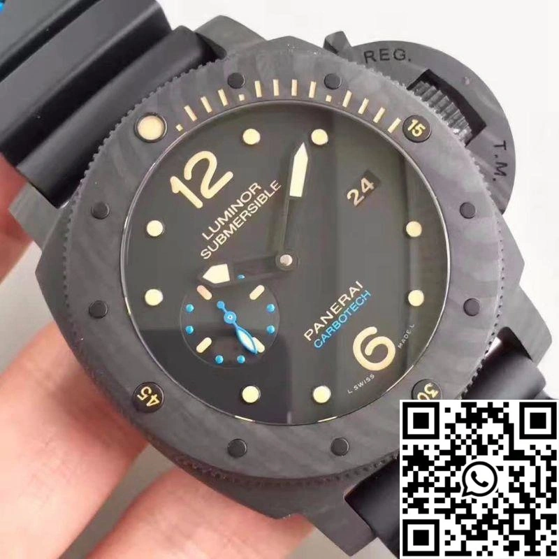 Panerai Luminor Submersible 1950 PAM616 VS Factory V3 Black Dial