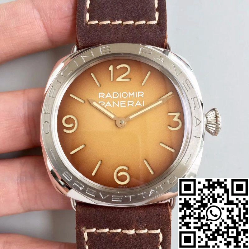 Panerai Radiomir 3 Days Acciaio Brevettato PAM687 ZF Factory Brown Dial