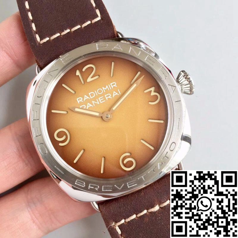 Panerai Radiomir 3 Days Acciaio Brevettato PAM687 ZF Factory Brown Dial